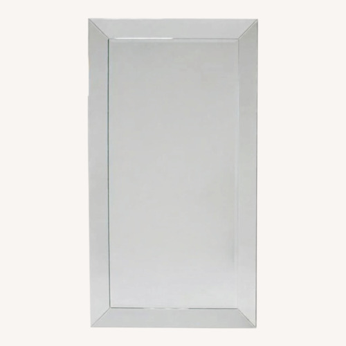 Used Transparent Mirrored Glass Floor Mirror for sale on AptDeco