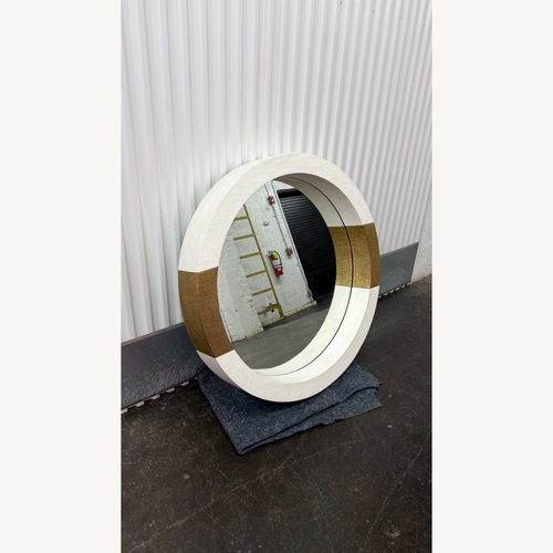 Used Asti Large Round Mirror for sale on AptDeco