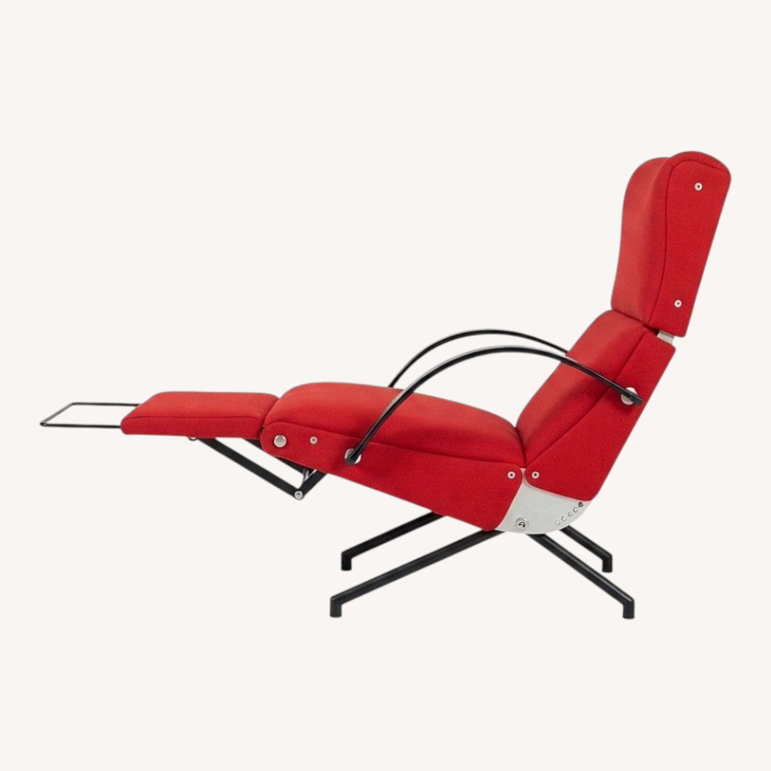 Borsani P40 Lounge Red Recliner - image-0