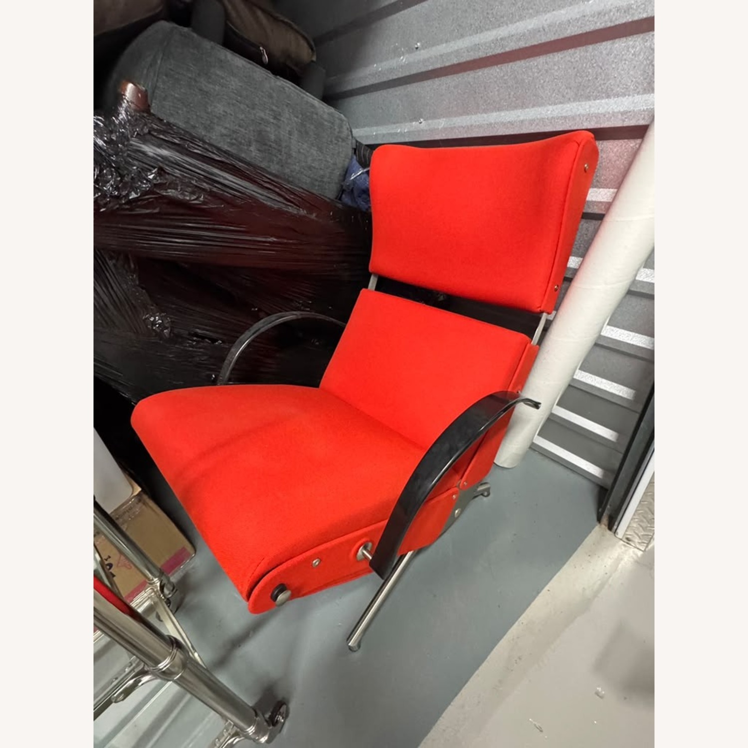 Borsani P40 Lounge Red Recliner - image-4