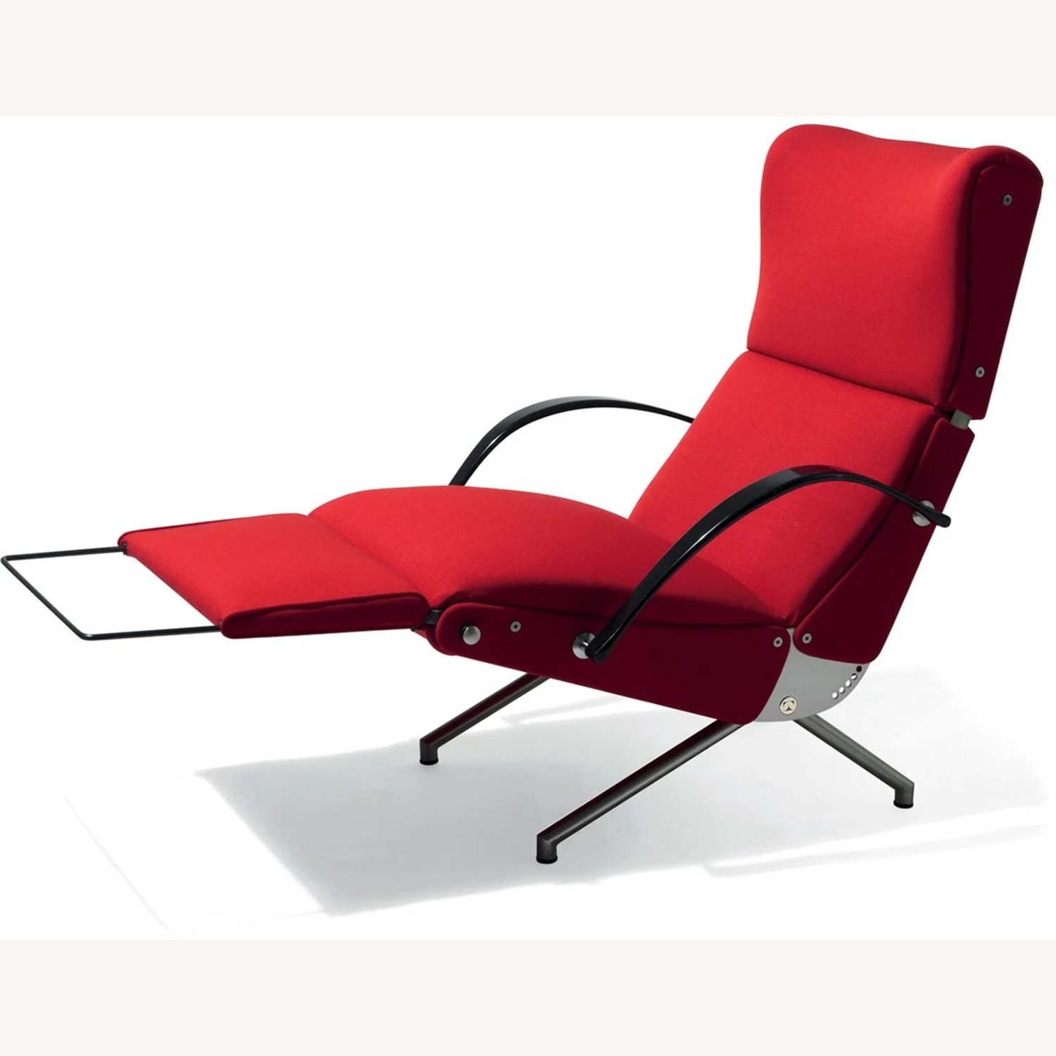 Borsani P40 Lounge Red Recliner - image-1