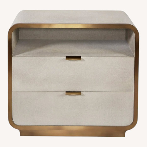 Used White Wood Nightstand for sale on AptDeco