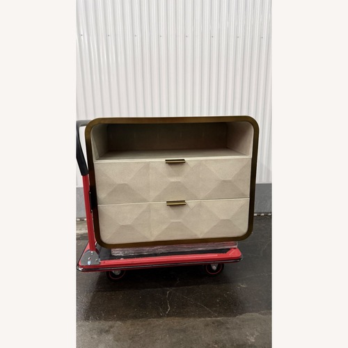 Used White Wood Nightstand for sale on AptDeco