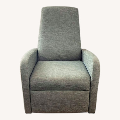 Used Green Cotton Nursing Chair with Ottomon  for sale on AptDeco