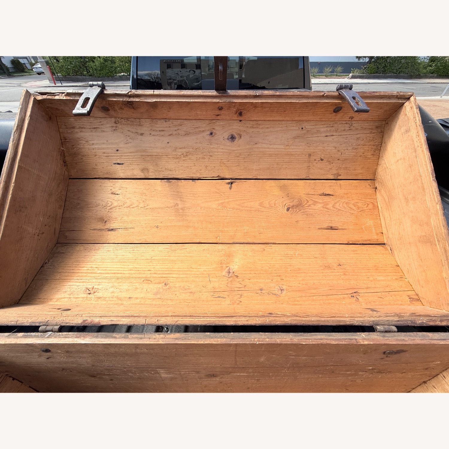Vintage/Antique Finds Dark Brown Wood Chest - image-3