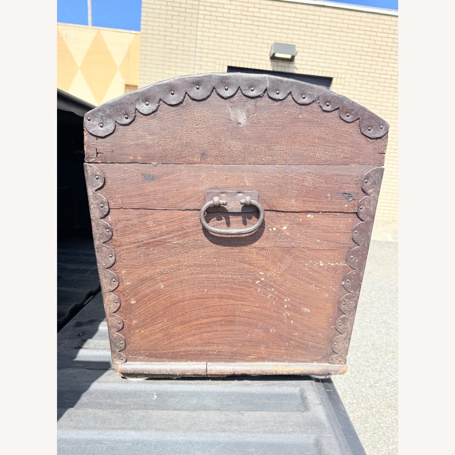 Vintage/Antique Finds Dark Brown Wood Chest - image-16
