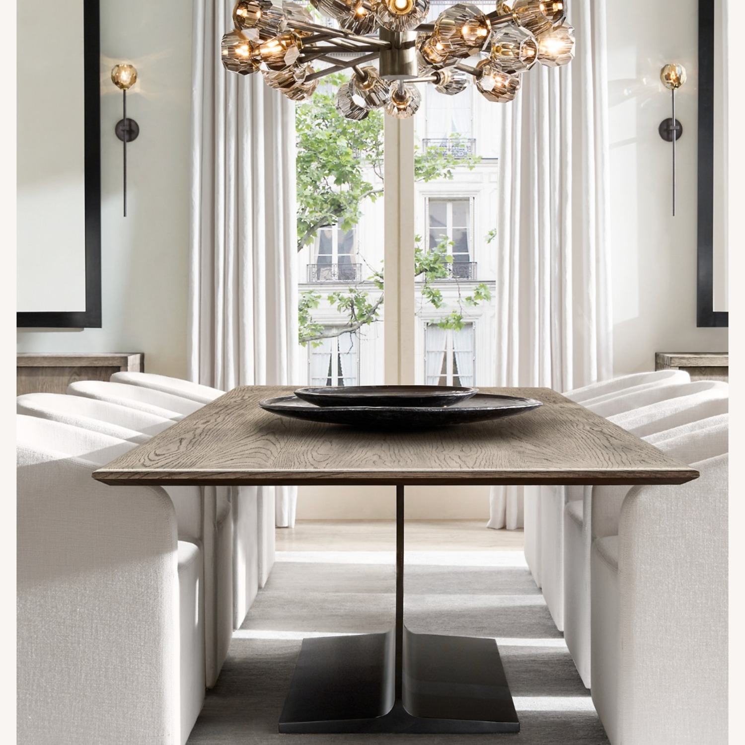 Restoration Hardware Rectangular Dining Table - image-1