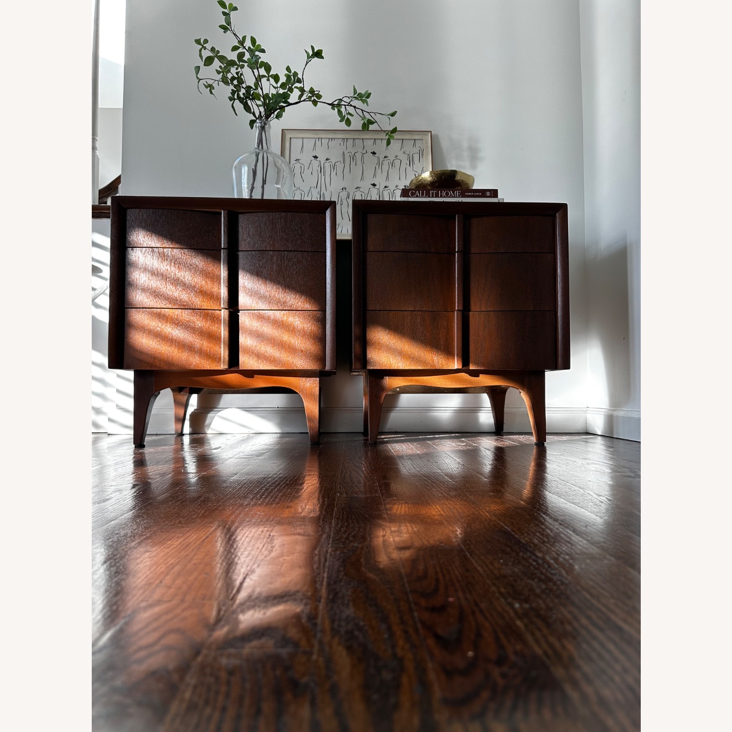 Pair of Mid-Century Modern Nightstands - image-11