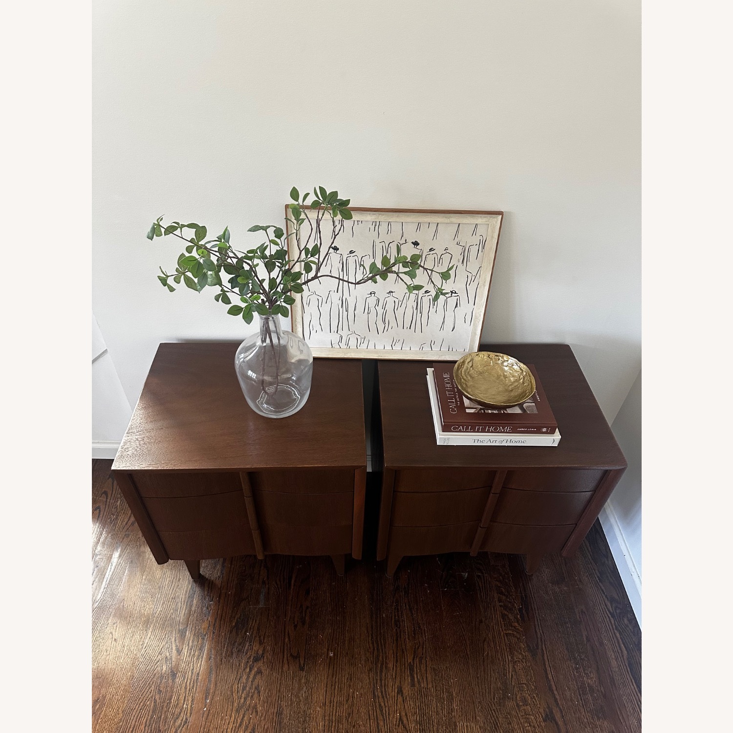 Pair of Mid-Century Modern Nightstands - image-2