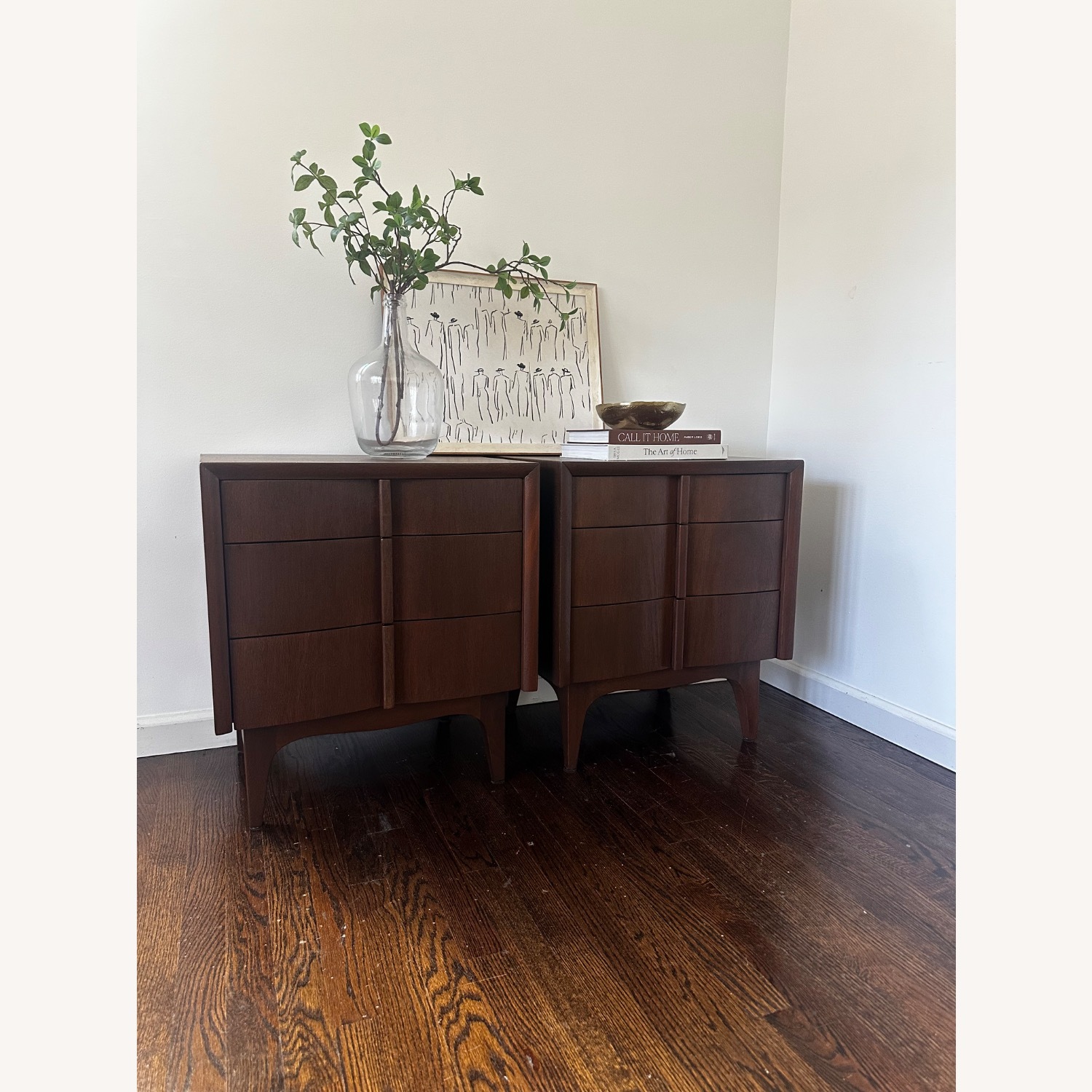 Pair of Mid-Century Modern Nightstands - image-1