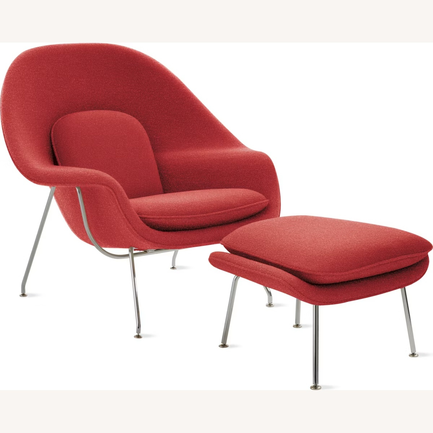 Knoll Womb Living Lounge Chair & Ottoman - image-12