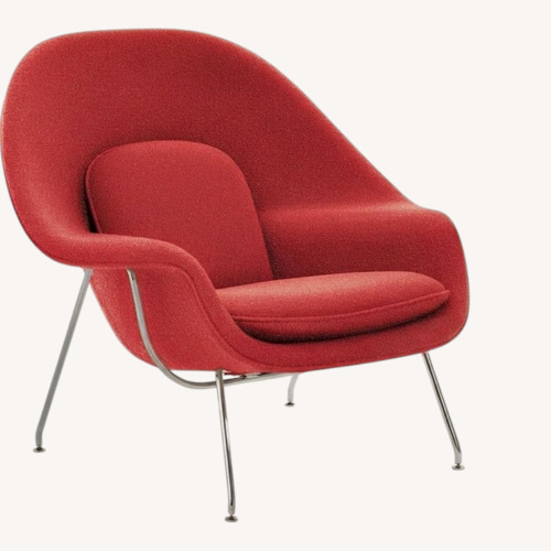 Used Knoll Womb Living Lounge Chair & Ottoman for sale on AptDeco