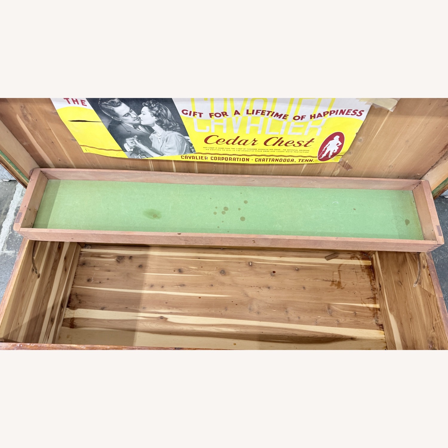 Vintage/Antique Finds Dark Brown Wood Chest - image-11