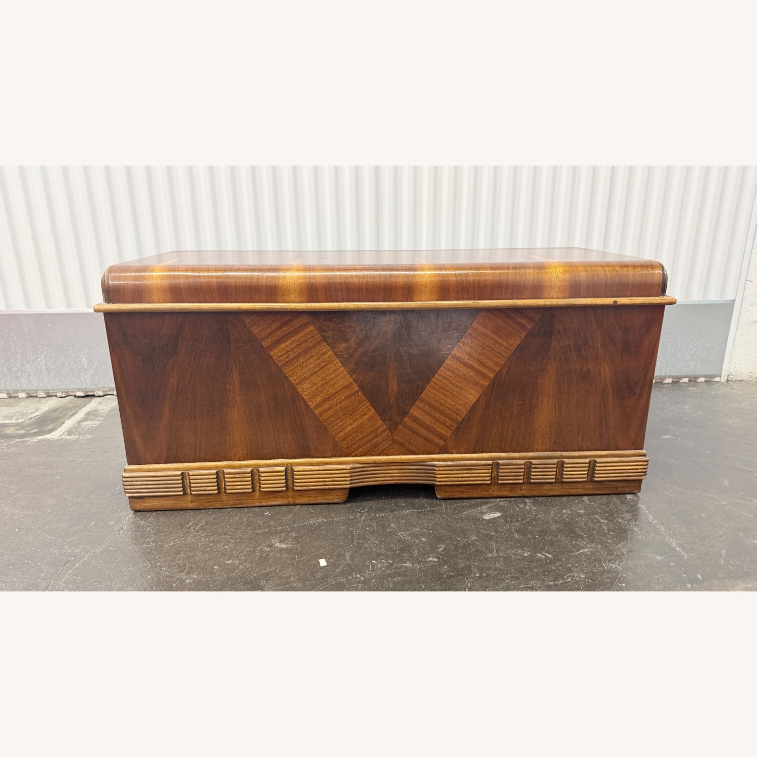 Vintage/Antique Finds Dark Brown Wood Chest - image-3