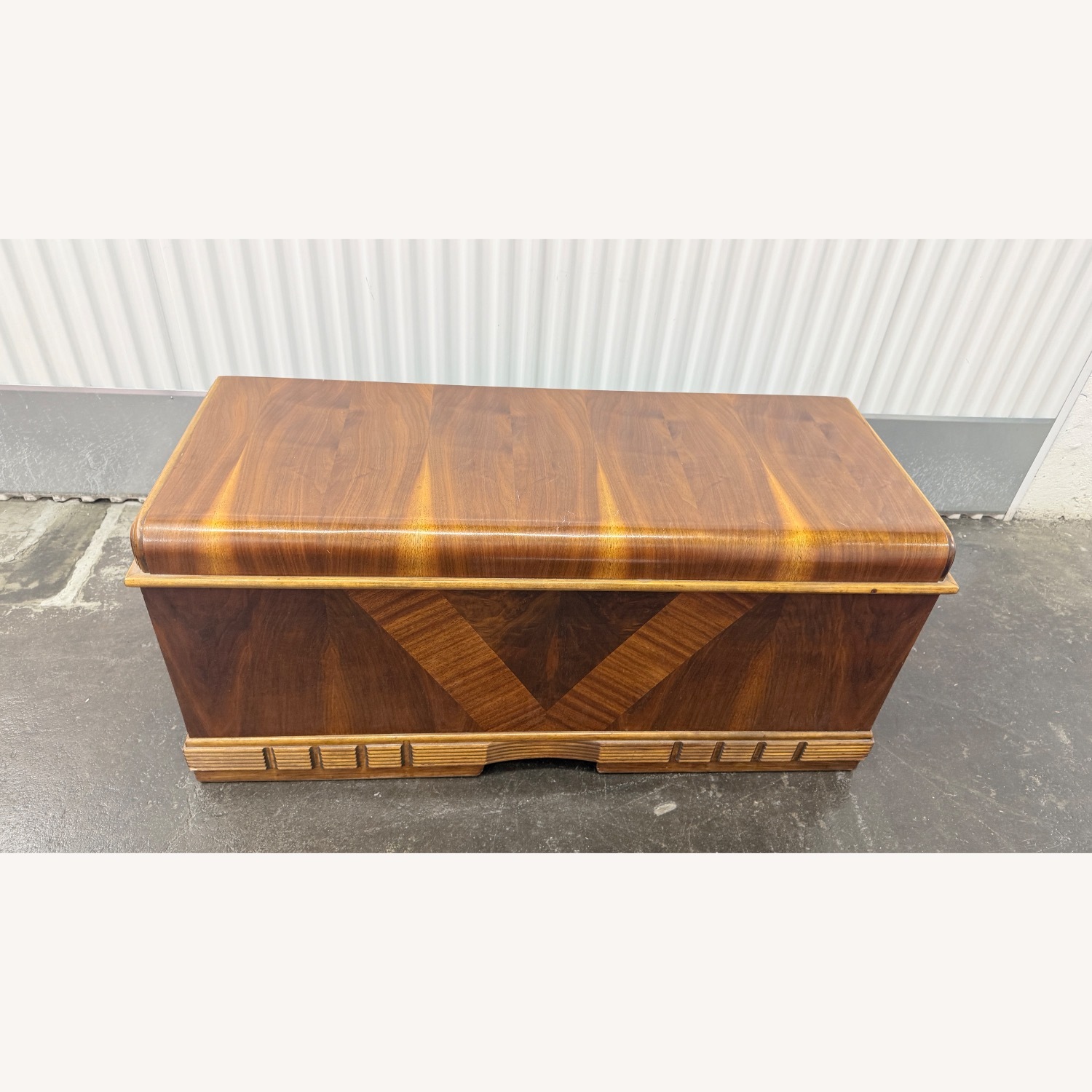 Vintage/Antique Finds Dark Brown Wood Chest - image-2
