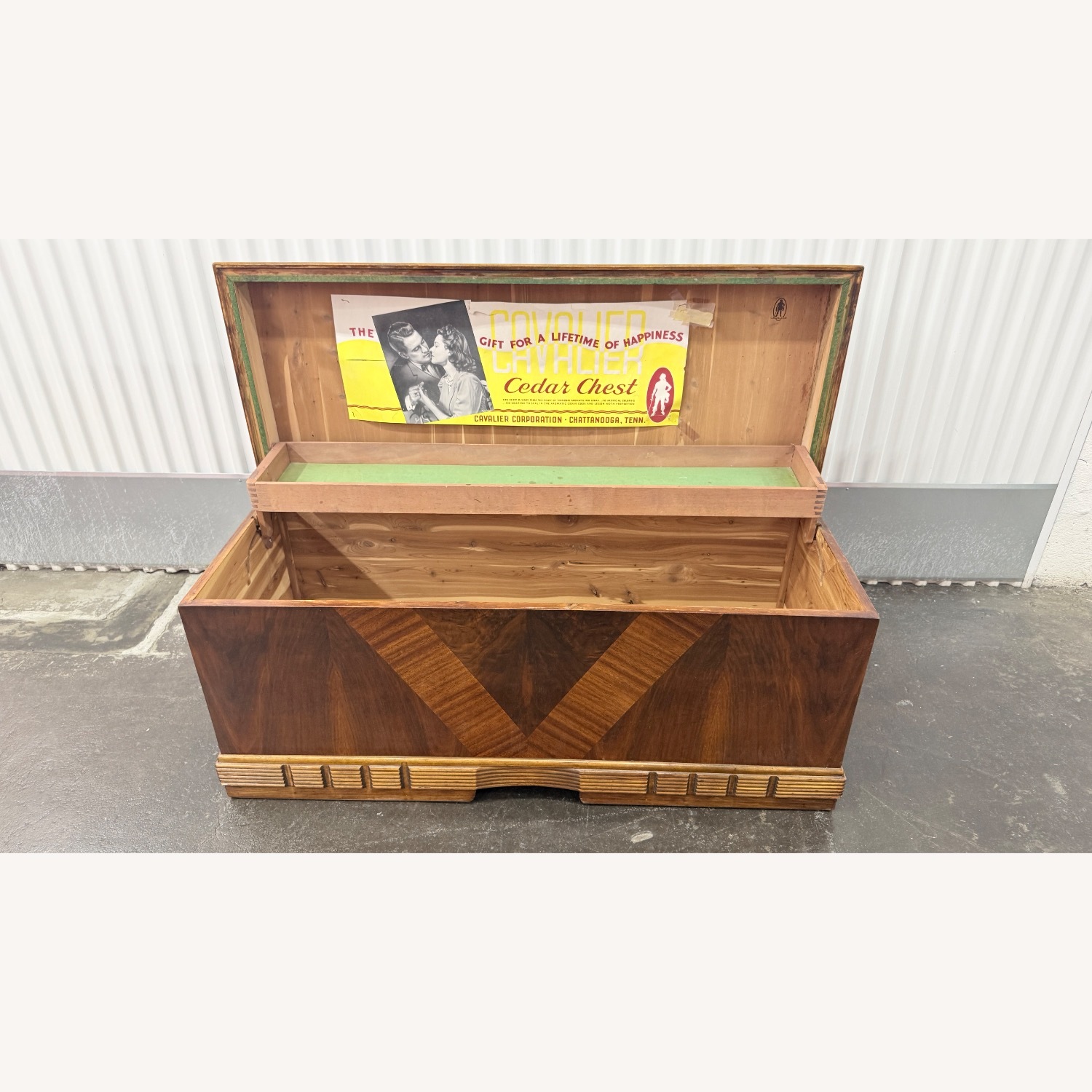 Vintage/Antique Finds Dark Brown Wood Chest - image-10