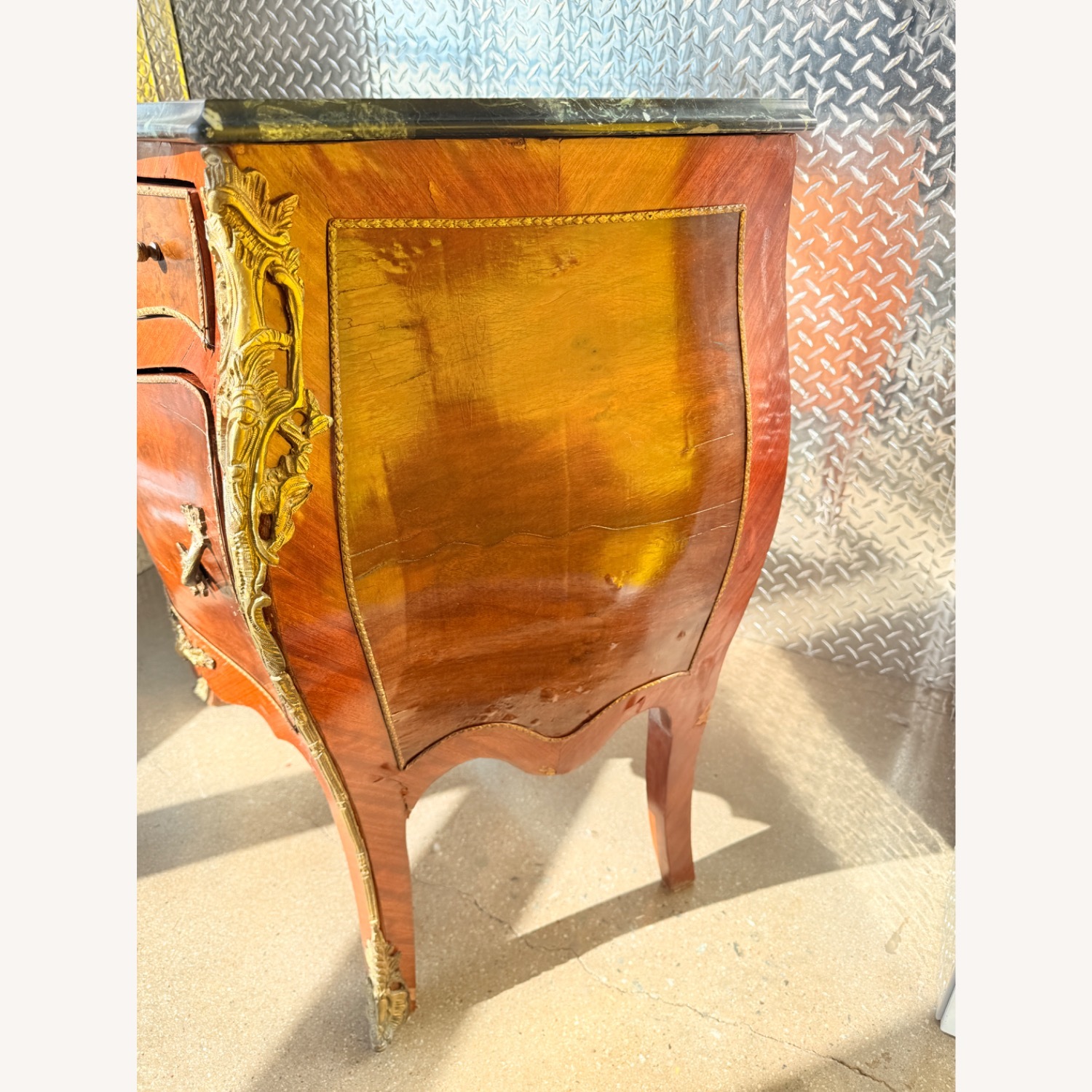 Vintage/Antique Finds Dark Brown Wood Sideboard - image-9