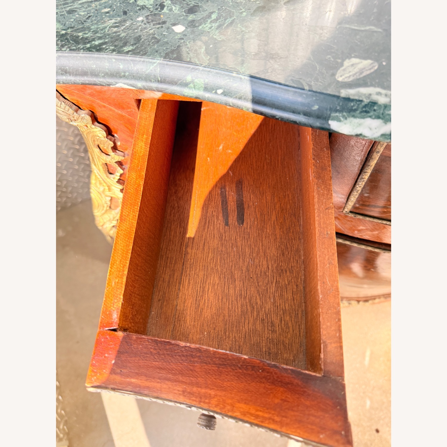 Vintage/Antique Finds Dark Brown Wood Sideboard - image-6
