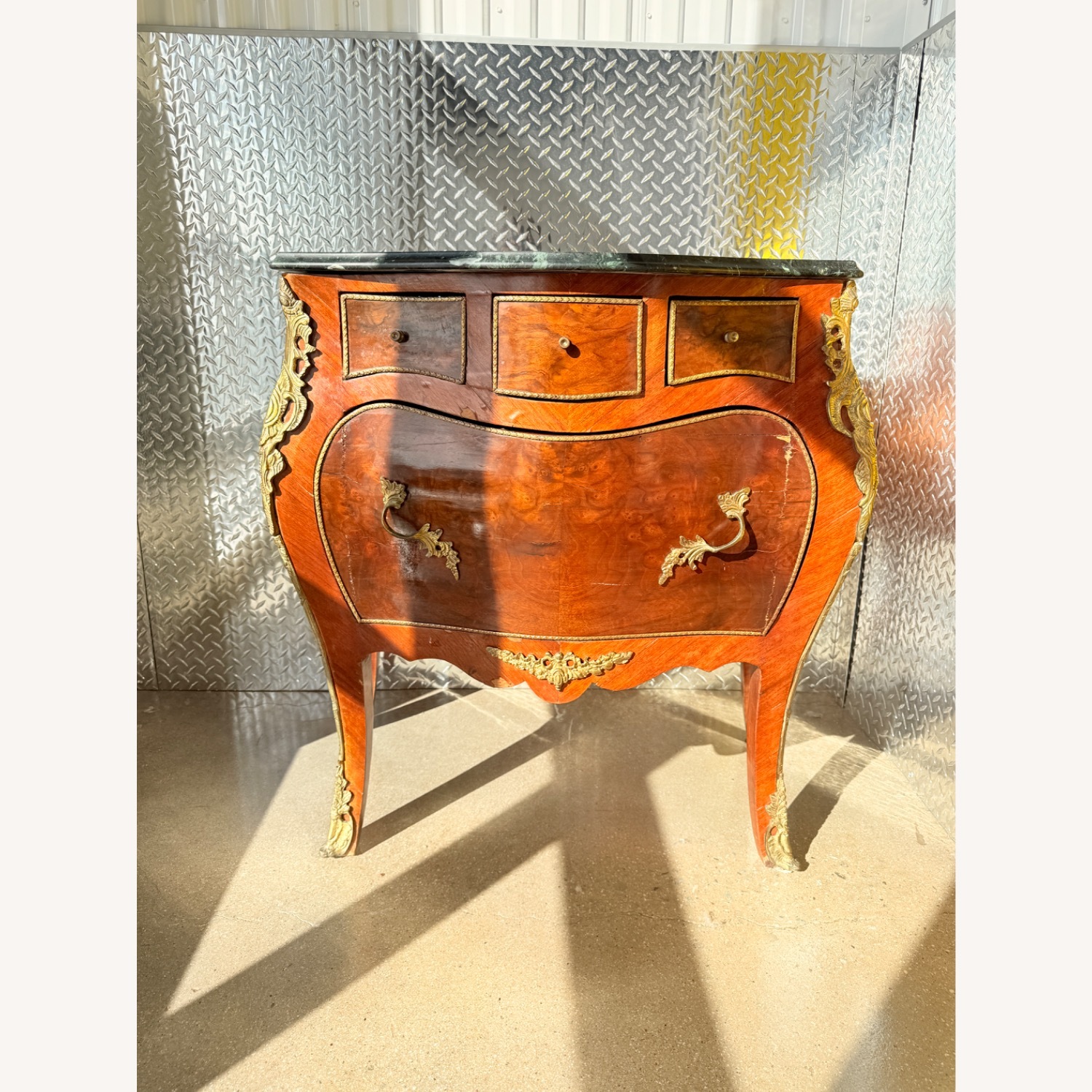 Vintage/Antique Finds Dark Brown Wood Sideboard - image-1