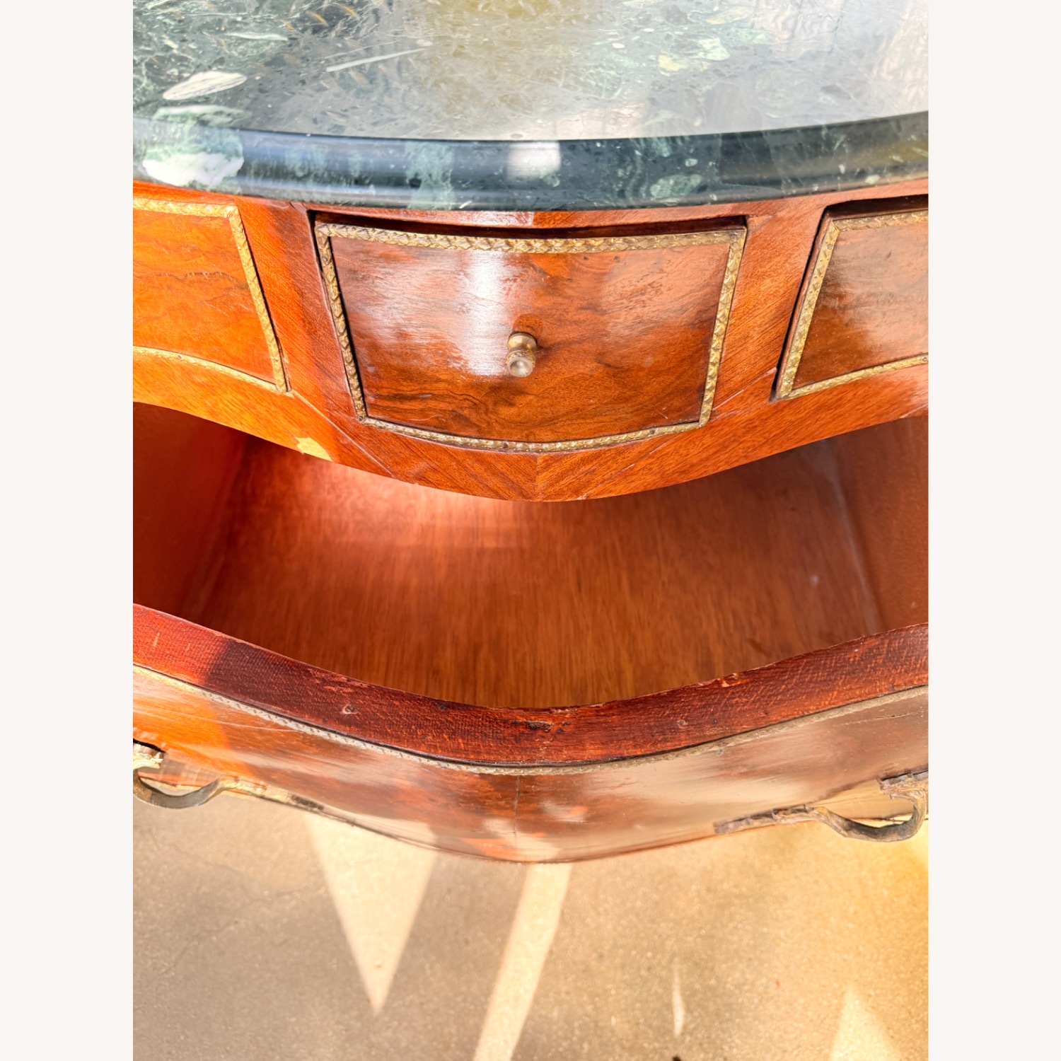 Vintage/Antique Finds Dark Brown Wood Sideboard - image-5