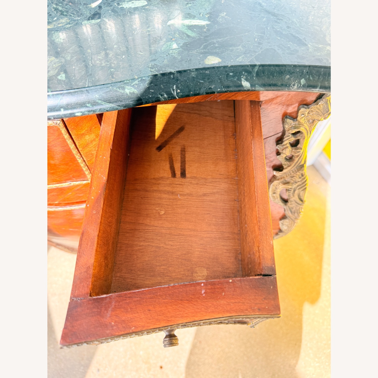 Vintage/Antique Finds Dark Brown Wood Sideboard - image-8