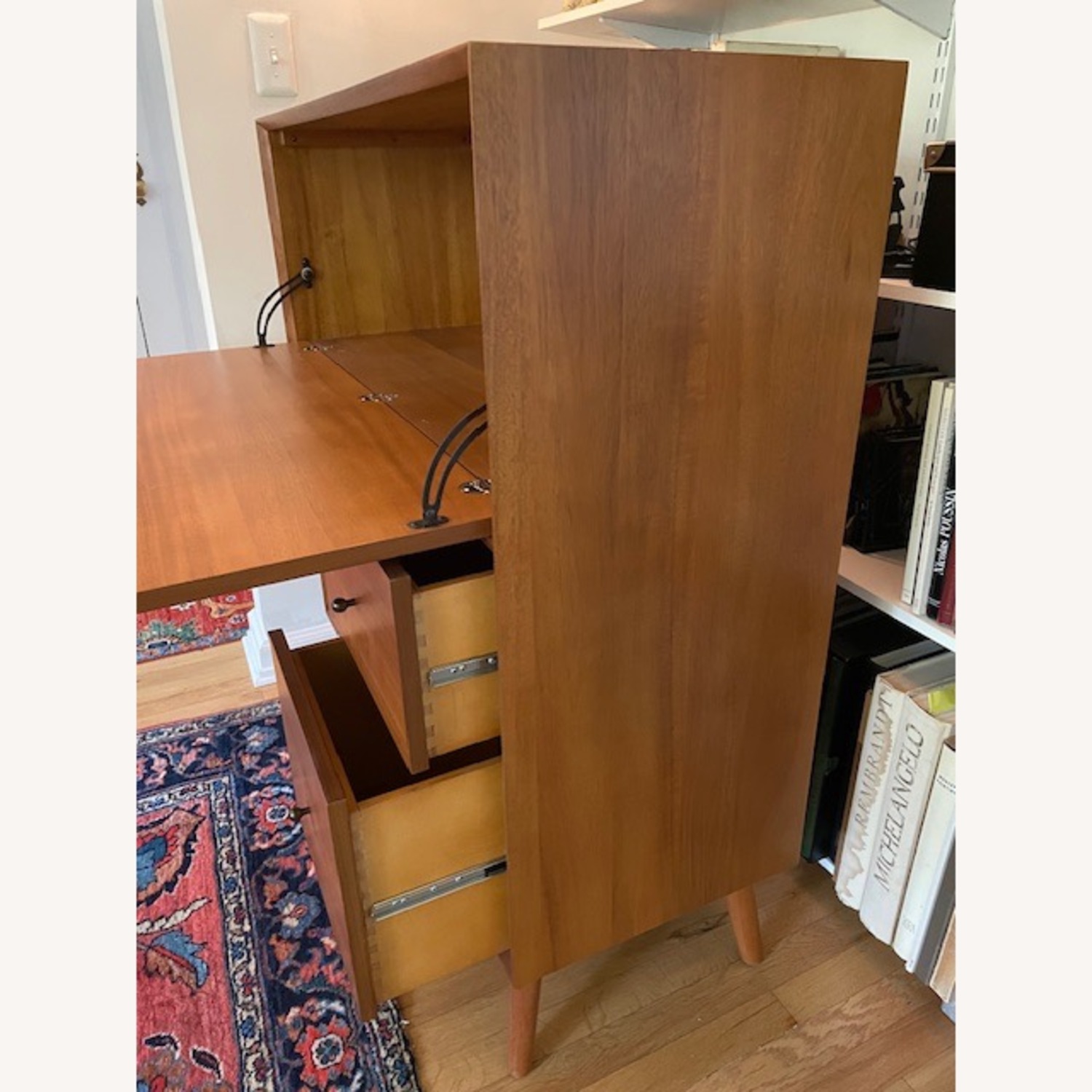 West Elm Mid-Century Secretary Desk (38") - image-4