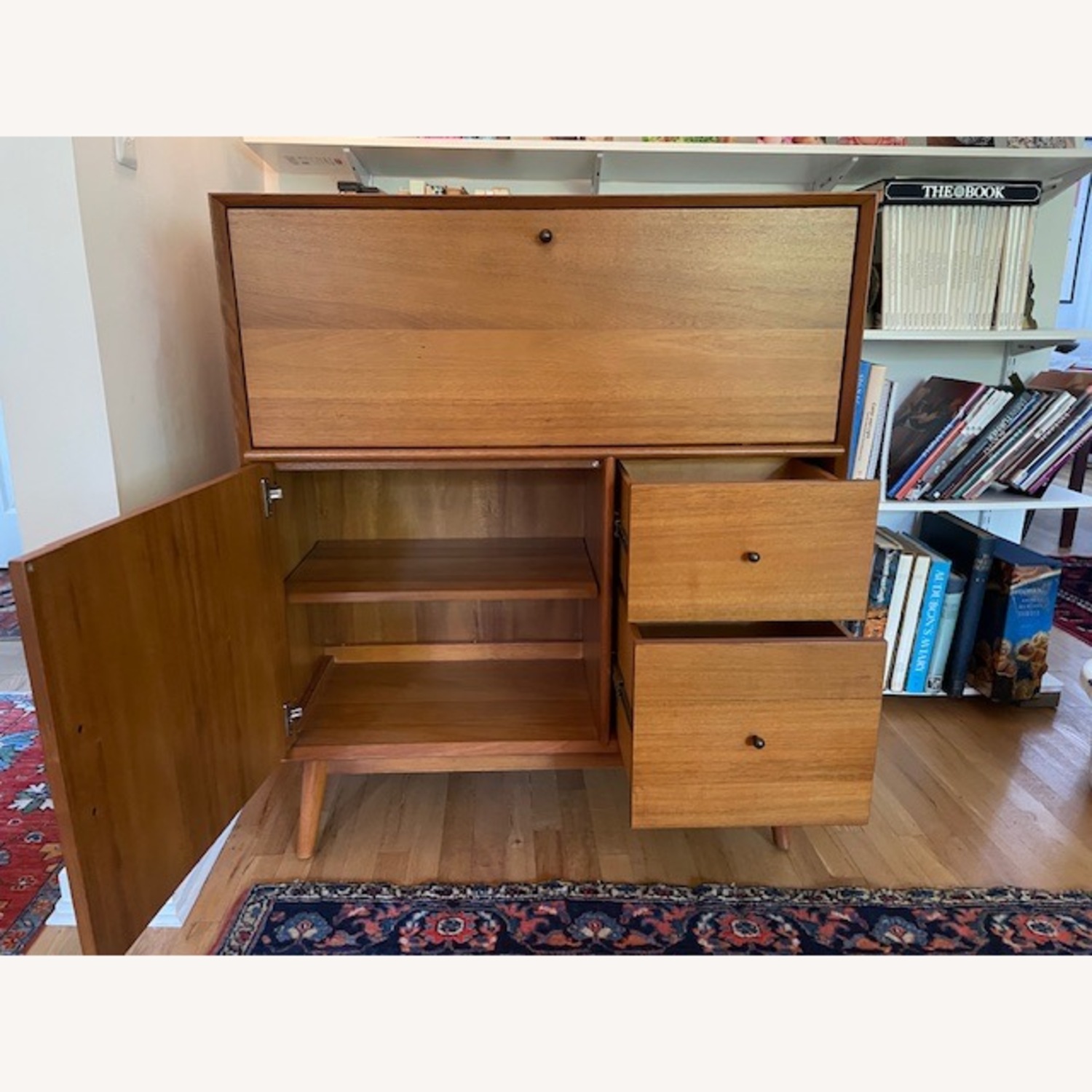 West Elm Mid-Century Secretary Desk (38") - image-2