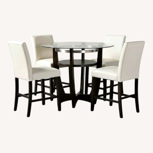 Used Glass Dining Set for sale on AptDeco