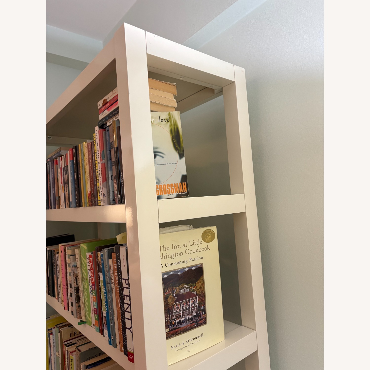 West Elm White Parsons Tower Bookcase - image-1