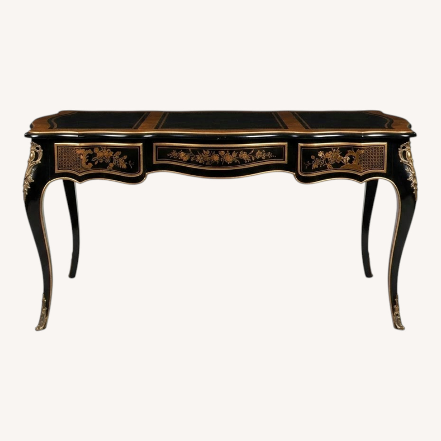 Drexel Asian Desk and Chair - image-0