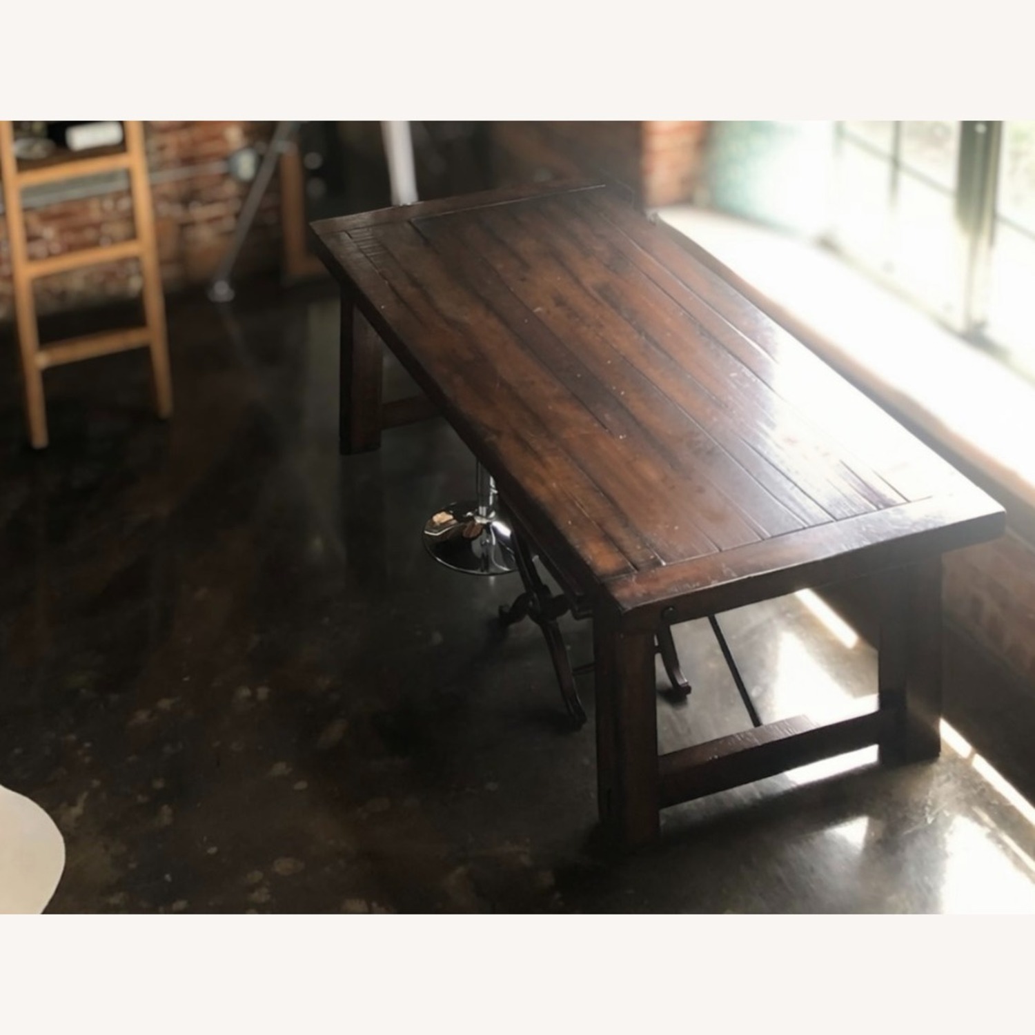 Pottery Barn Spectacular Solid Wood Extending Dining Table - image-2
