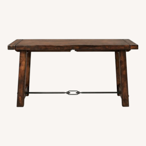 Used Pottery Barn Spectacular Solid Wood Extending Dining Table for sale on AptDeco