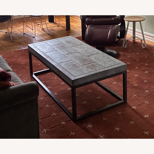 Used Restoration Hardware Metal Coffee Table for sale on AptDeco