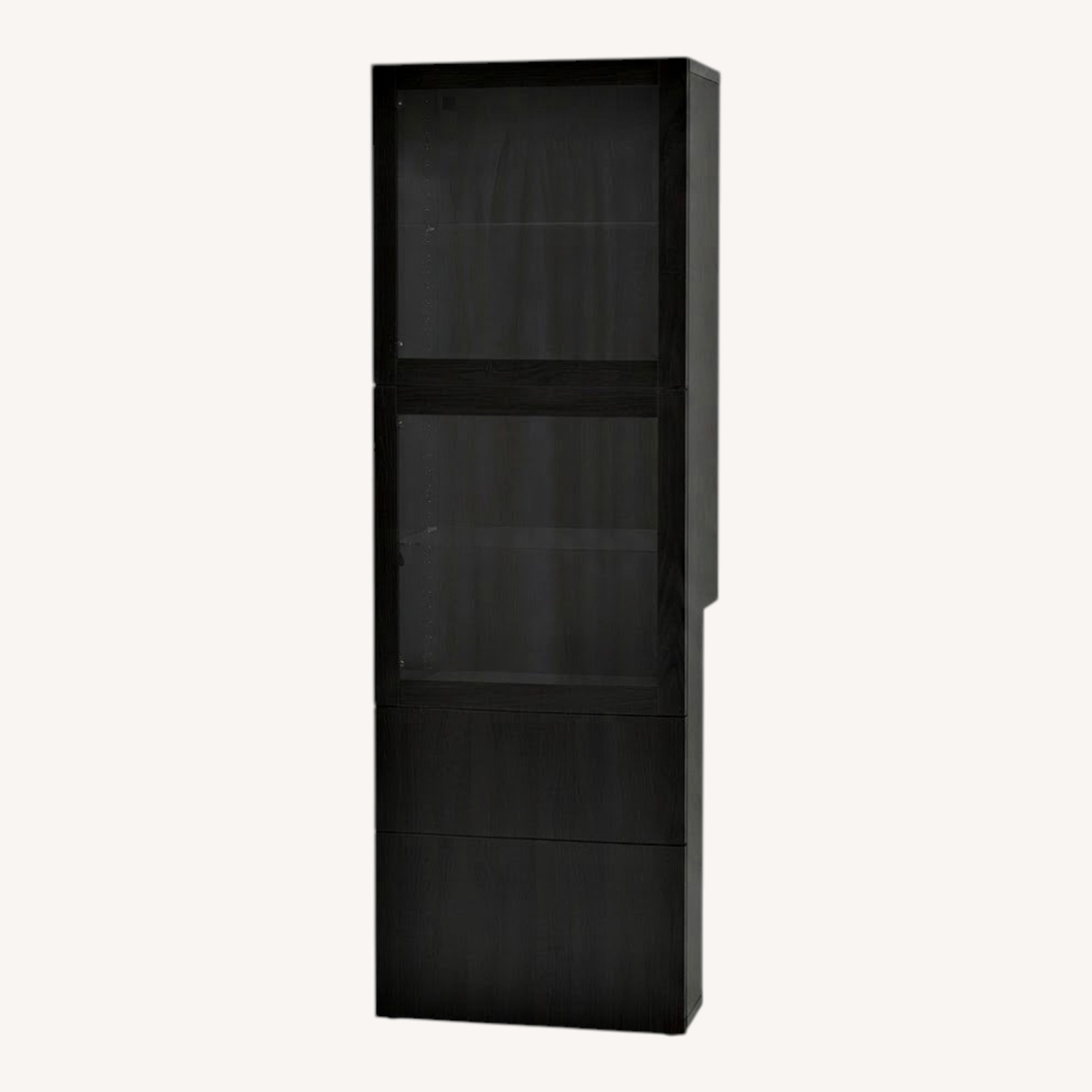 IKEA Black Wood Bookcase - image-0