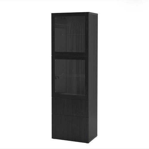 Used IKEA Black Wood Bookcase for sale on AptDeco