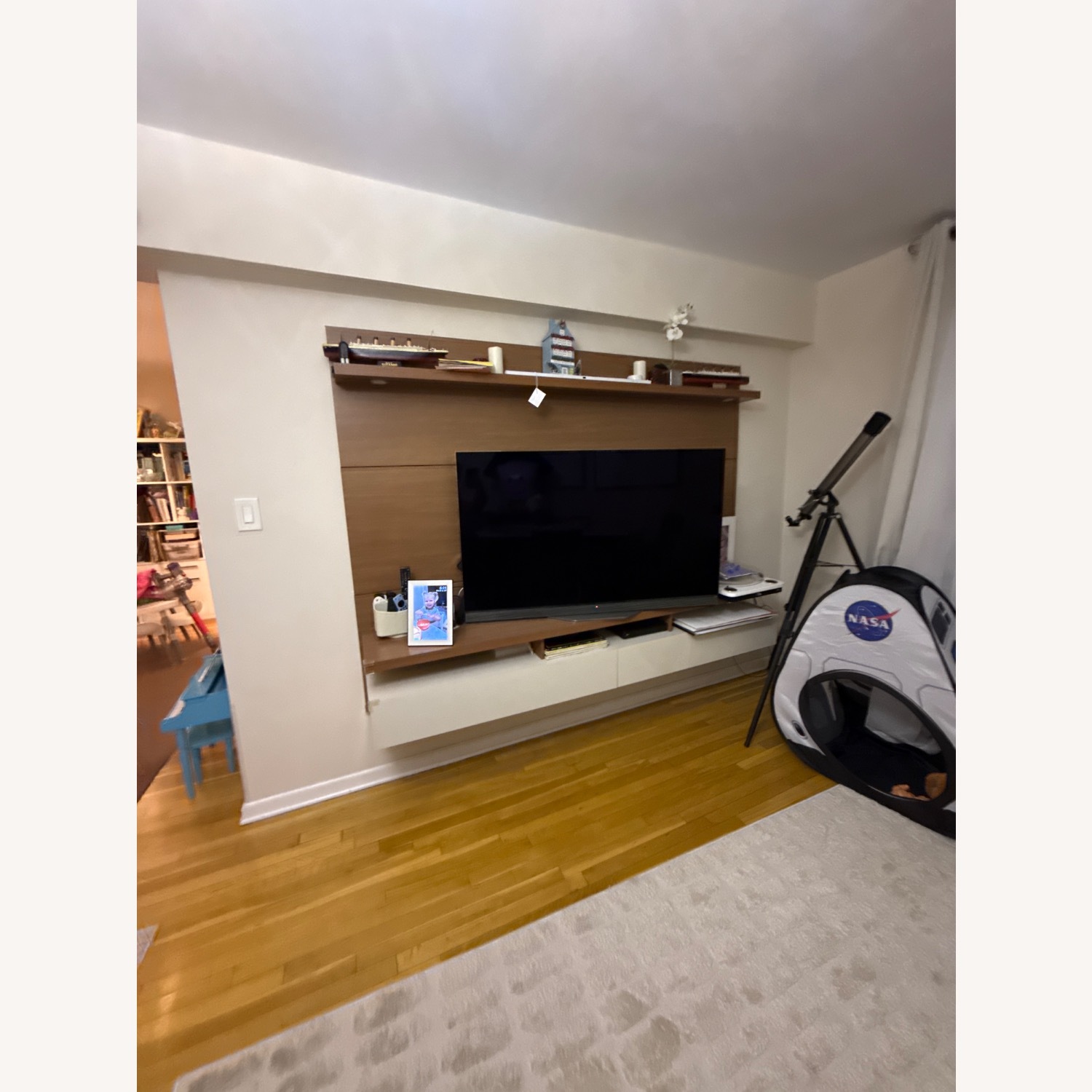 Floating TV Wall with Storage - image-2