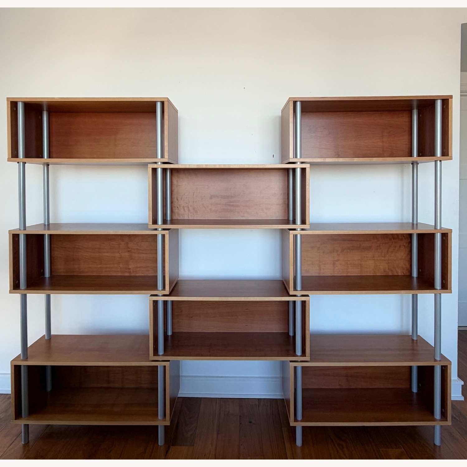 Blu Dot Light Cherry Bookcase - image-1