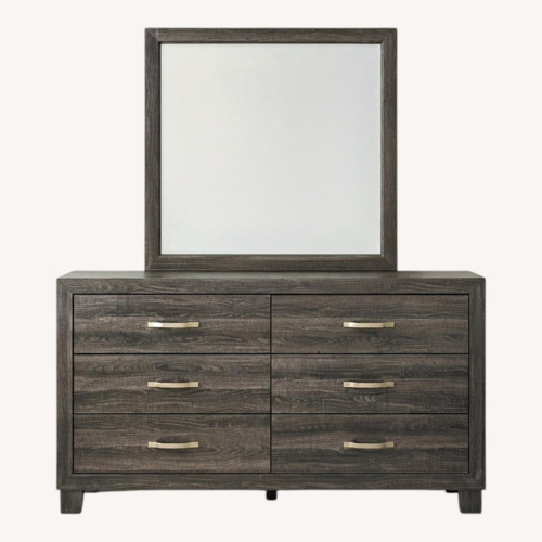 Used 6 Drawer Dresser with Mirror for sale on AptDeco
