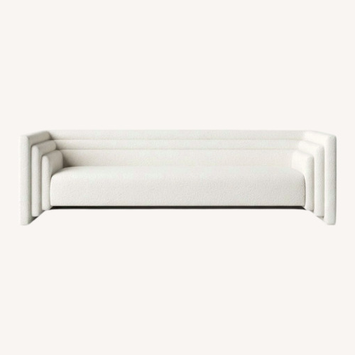 Used Saint Germain White Designer Luxury Sofa for sale on AptDeco