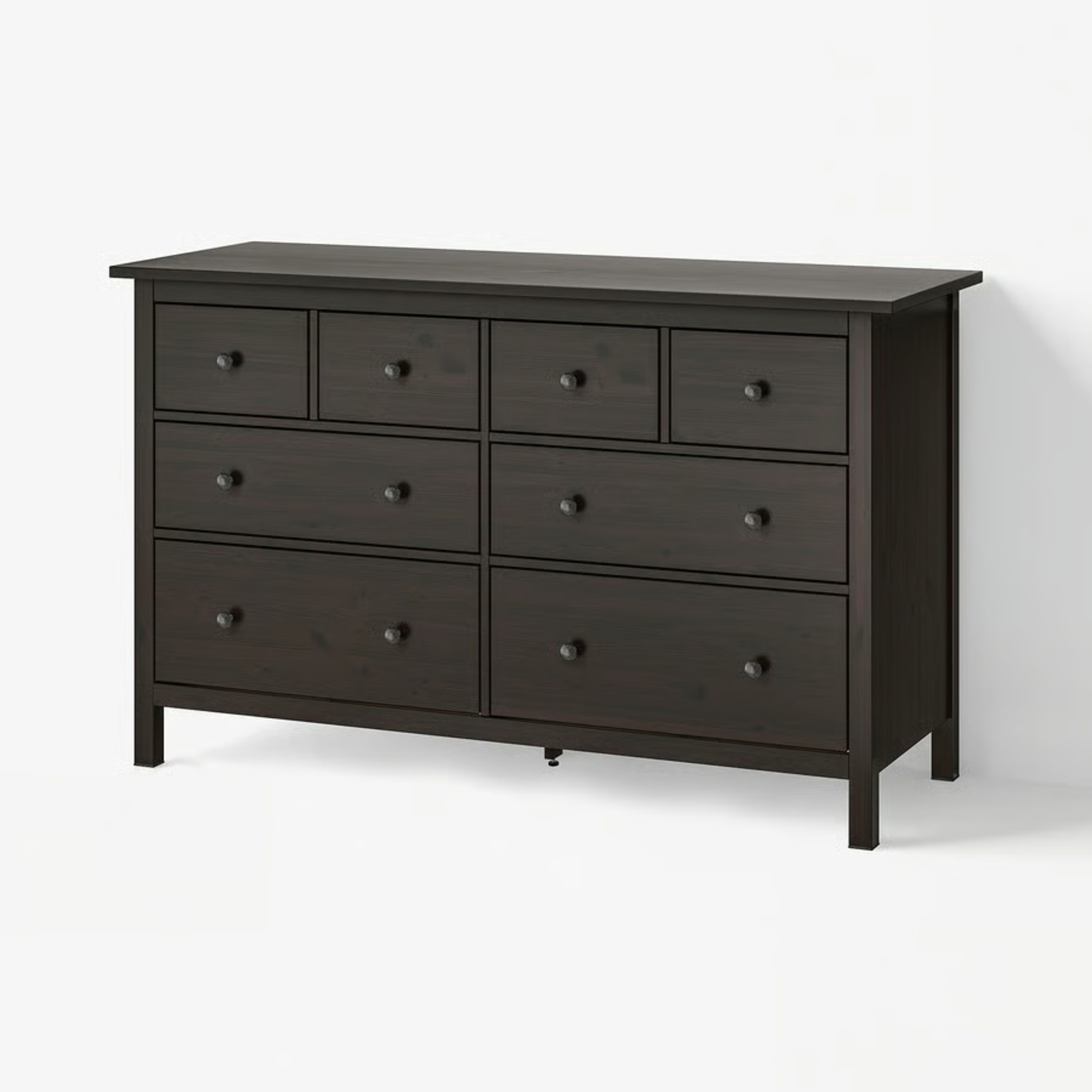 IKEA HEMNES 8 Drawer Dresser Black-Brown - image-4