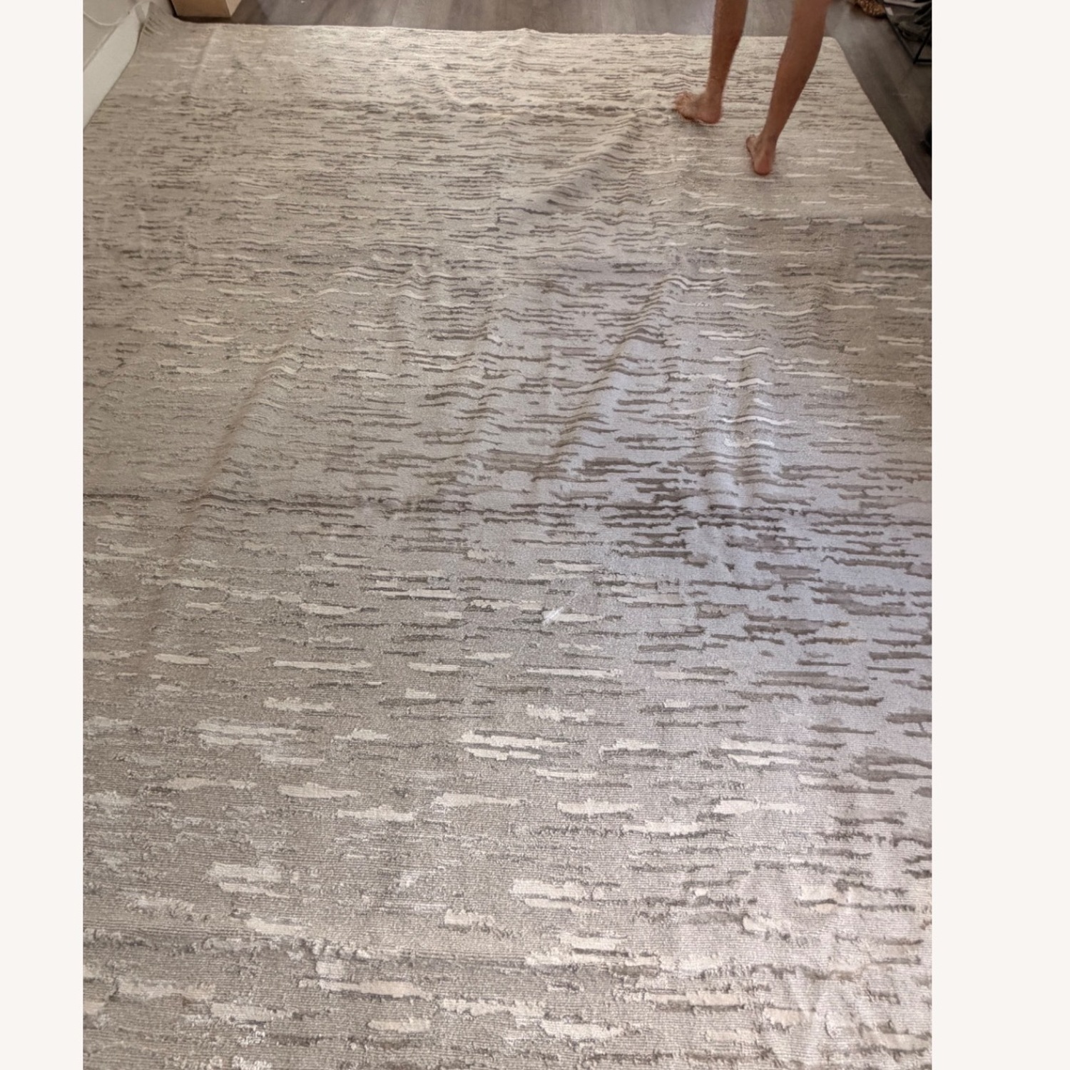 2 Large Marc Phillips Wool & Silk Rugs - image-6