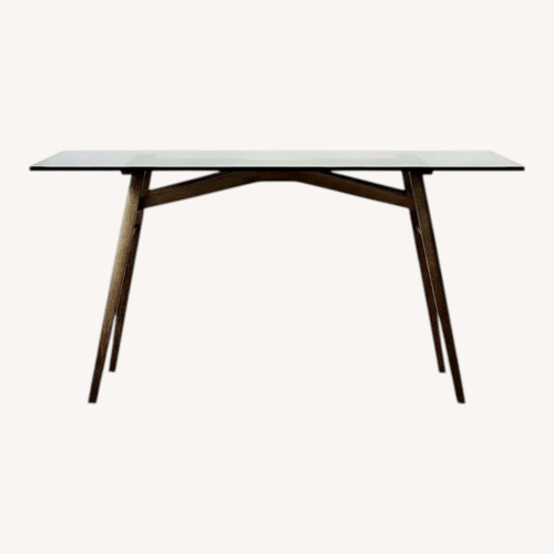 Used West Elm Glass Desk for sale on AptDeco