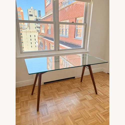 Used West Elm Glass Desk for sale on AptDeco