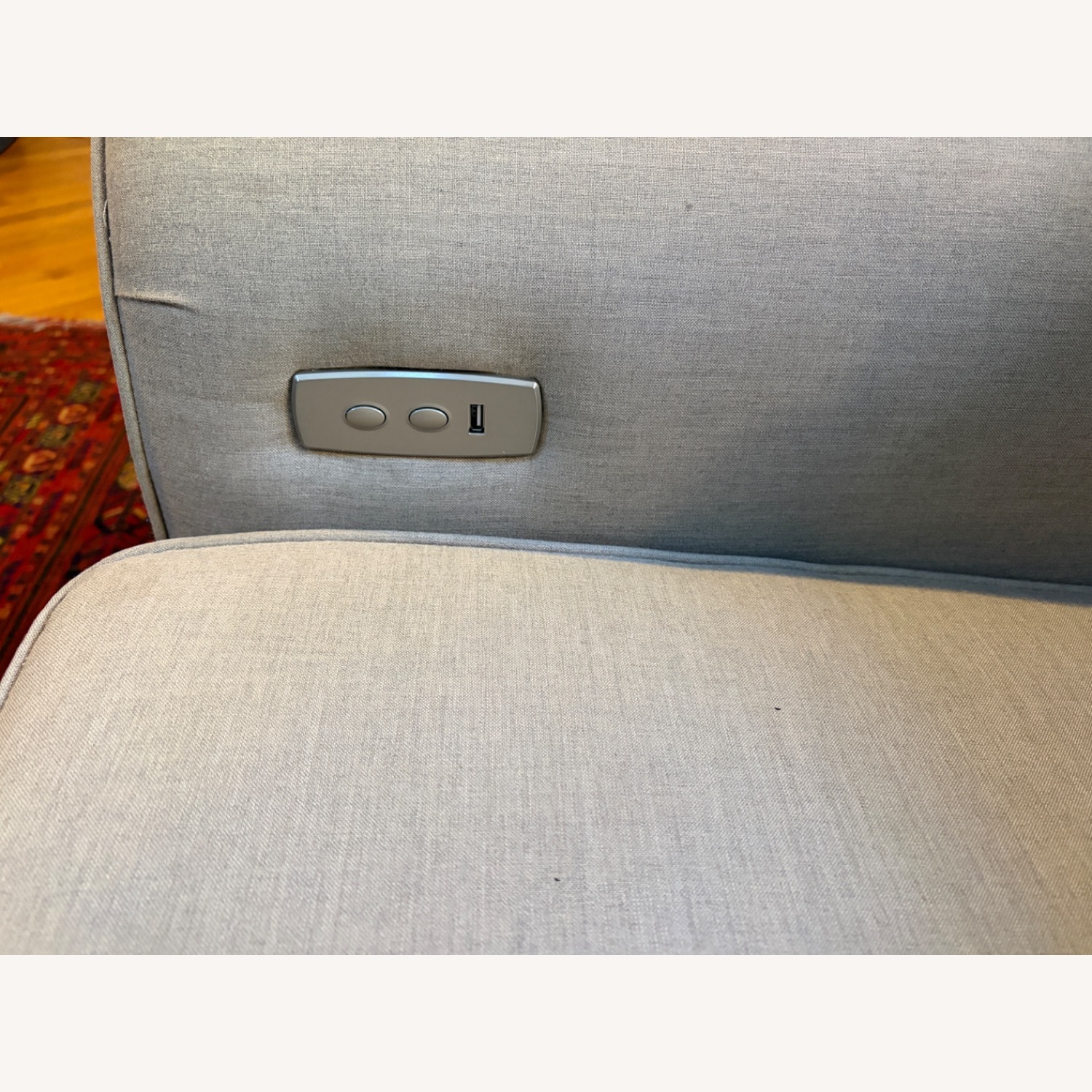 Sunbrella Fabric Reclining Sofa  - image-3