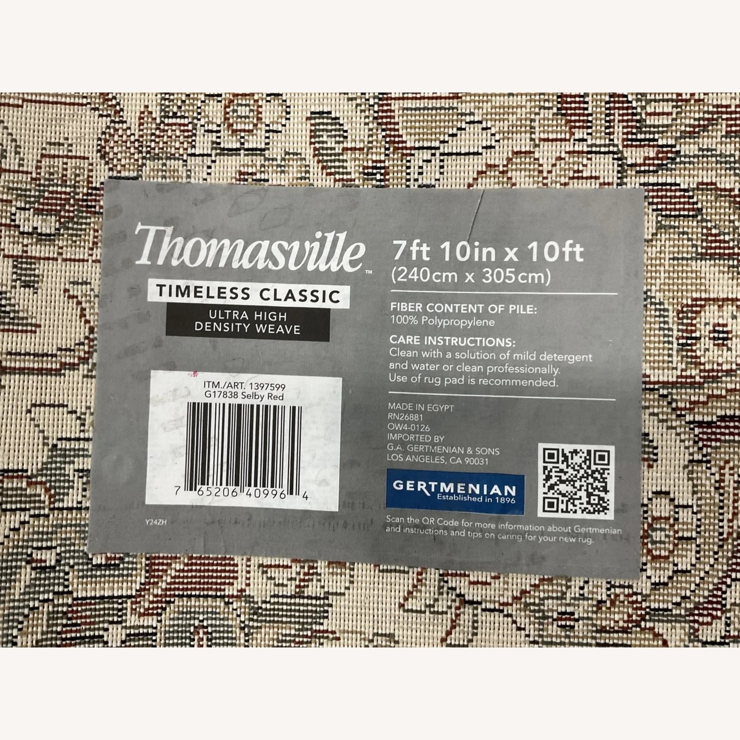 Thomasville Timeless Classic Rug Selby Red - image-3
