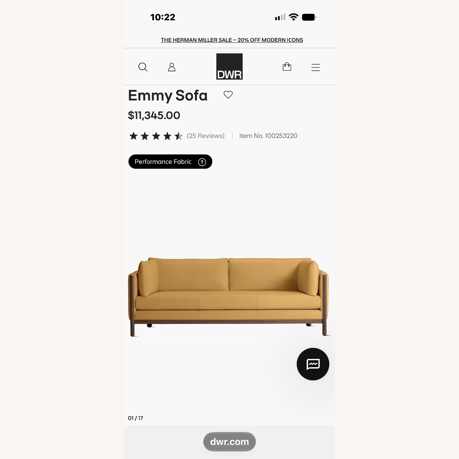 Design Within Reach Light Brown 3+ Seater Sofa - image-1
