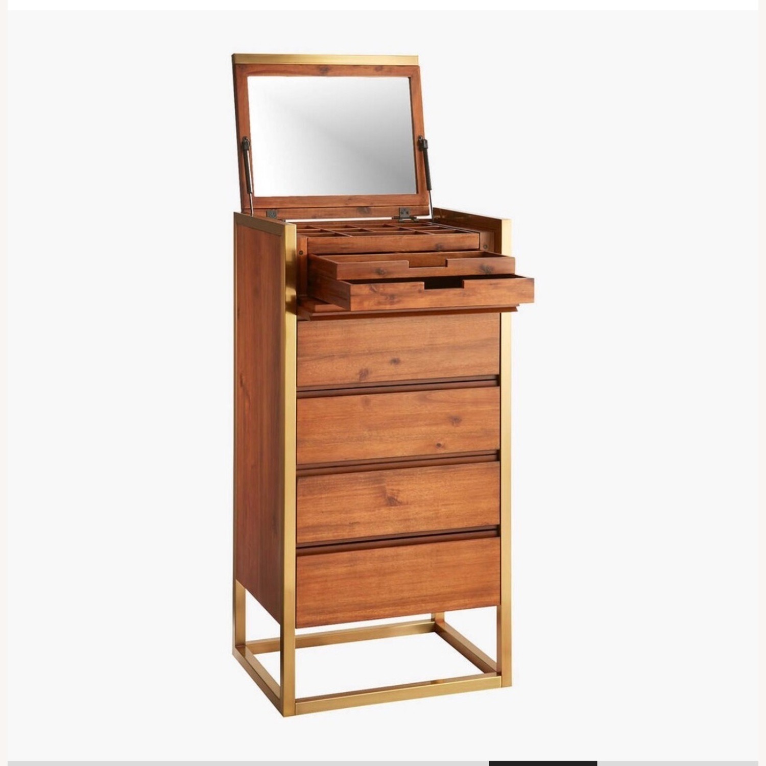 CB2 Light Brown Wood Dresser - image-3