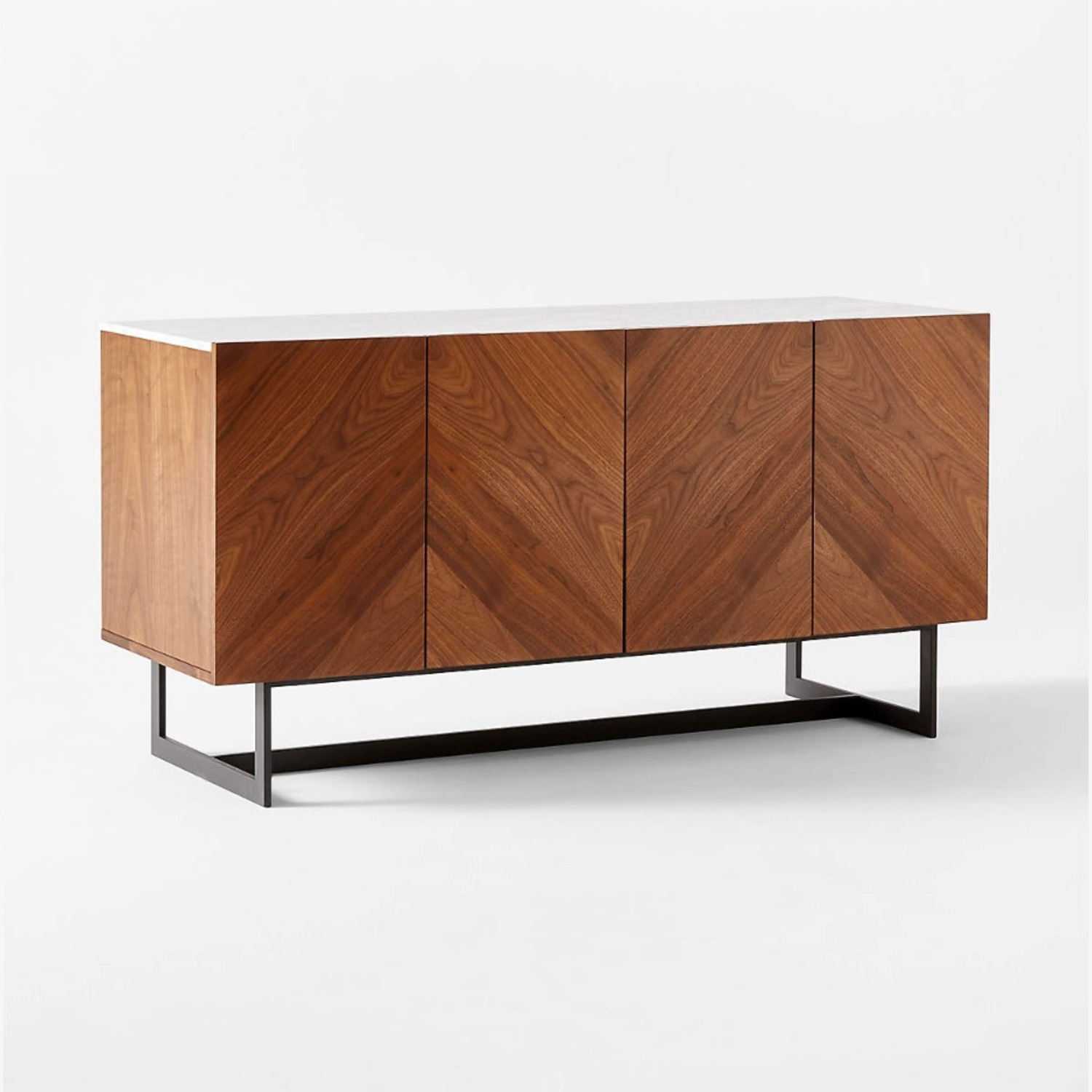 CB2 Suspend 57" Walnut Media Console - image-3