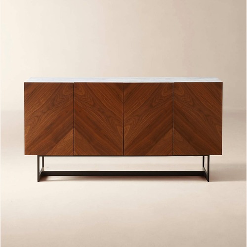 Used CB2 Suspend 57" Walnut Media Console for sale on AptDeco