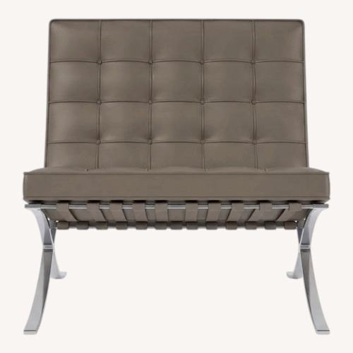 Used Design Within Reach Leather Accent Chair for sale on AptDeco